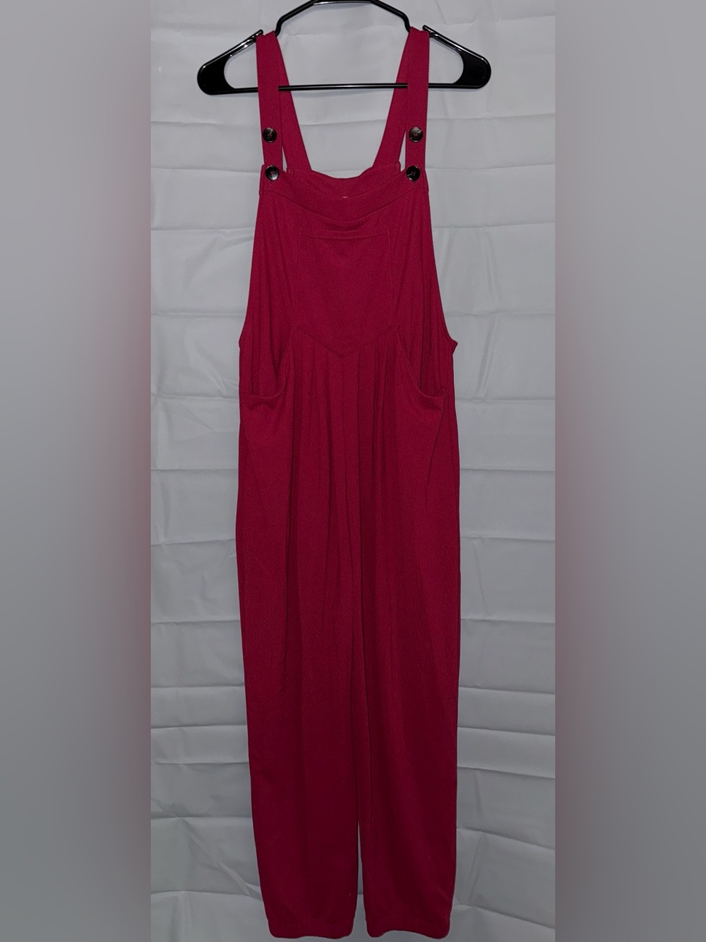 Halara Pockets Waffle Casual Overalls Size L